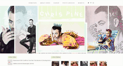Desktop Screenshot of chris-pine.org
